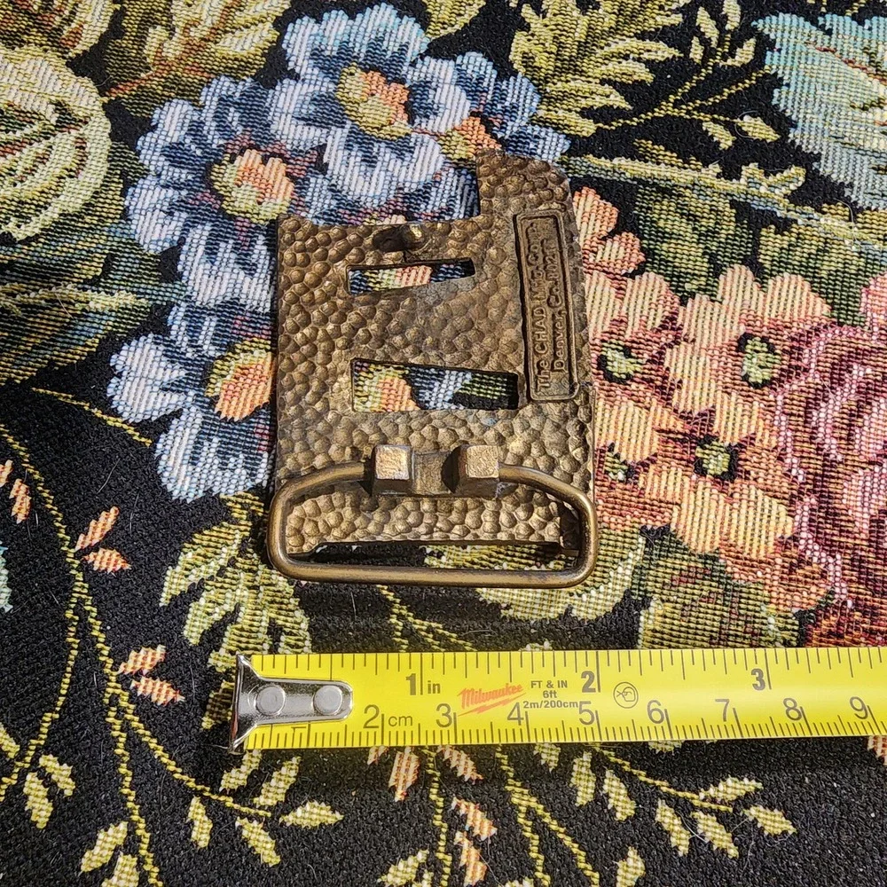 Vintage Bronze Toned JAN Belt Buckle